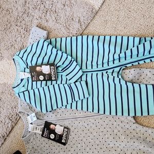 Bonds Wondersuit! 3-6 Months Blue Stripes